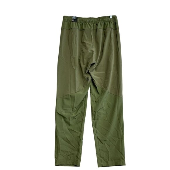 NEW Adidas Men's L Aeroready Training Track Pants Olive/Black Polyester - Picture 3 of 11